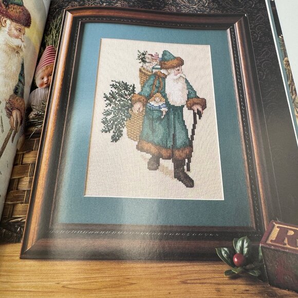 Santa Remembered Cross-Stitch Pattern Book By Leisure Arts Hardcover - Picture 4 of 7